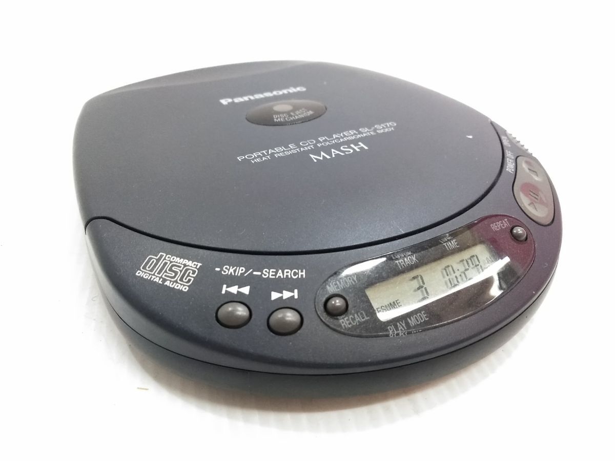 最終値下げパナソニックポータブルCDプレイヤー SL-S170 MASH Yahoo!オークション -「sl-s170」(ポータブルプレーヤー
