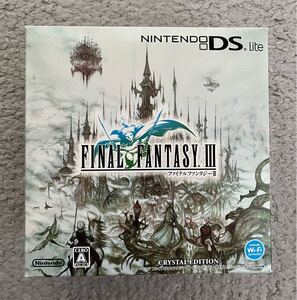 【未使用品】任天堂 Nintendo ファイナルファンタジーIII+ニンテンドーDS Lite クリスタルエディション