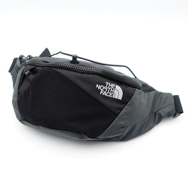 未使用 ノースフェイス ボディバッグ ウエストポーチ ブラック メンズ レディース グレー ナイロン THE NORTH FACE