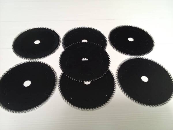 ◇送料無料◇新品◇日本製◇木工用丸のこ用チップソー 7枚セット 外径Φ165×刃数72P×刃先厚1.5mm〈マキタ.日立対応.鋸刃〉