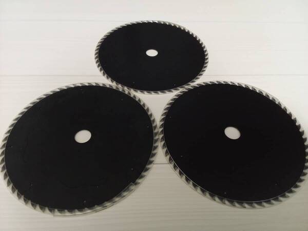 ◇送料無料◇新品◇日本製◇木工用丸のこ用チップソー 3枚セット 外径Φ190×刃数56P×刃先厚1.5mm〈マキタ.日立対応.鋸刃〉