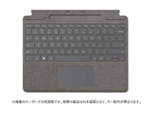◆送料無料◆新品保証付◆マイクロソフト 純正 Surface Pro Signature キーボード 『プラチナ』 日本語キーボード配列◆8XA-00079◆即決◆