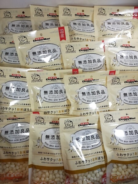 ドギーマン 無添加良品 国産 ふわサクッ!お米ぼうろ 40g 賞味期限2025.9 ドックフード おやつ 16個セット y10922-16-HE13