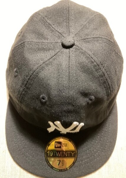 【特価】 絶版 NEW ERA 8パネルキャップ 19TWENTY 【7.1/2】 ブラック ニューヨークヤンキース サマーウール100%