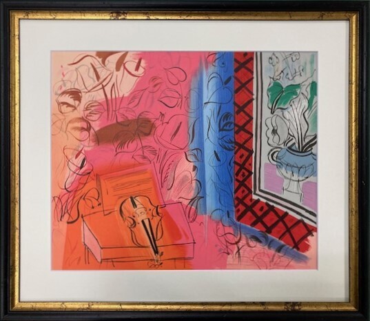 特価】 ≪ ラウル デュフィ ≫ リトグラフ【石版画】 HOMMAGE A BACH 1987年 MOURLOT RAOUL DUFY