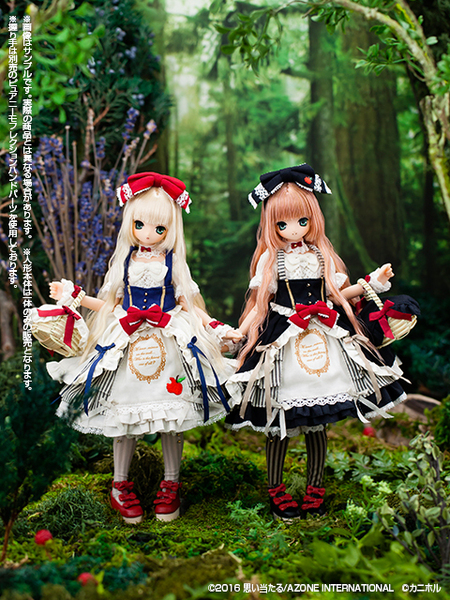 即決††アゾン Snow Blacke Princess Aika おとぎのくに/白雪姫+黒雪姫 2体セット††美品