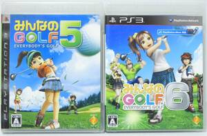 PS3ソフト みんなのGOLF 5 みんなのGOLF 6 セット