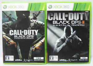 XBOX360ソフト コール オブ デューティ ブラックオプス ブラックオプス2(XBOXOne起動可能) 2本セット