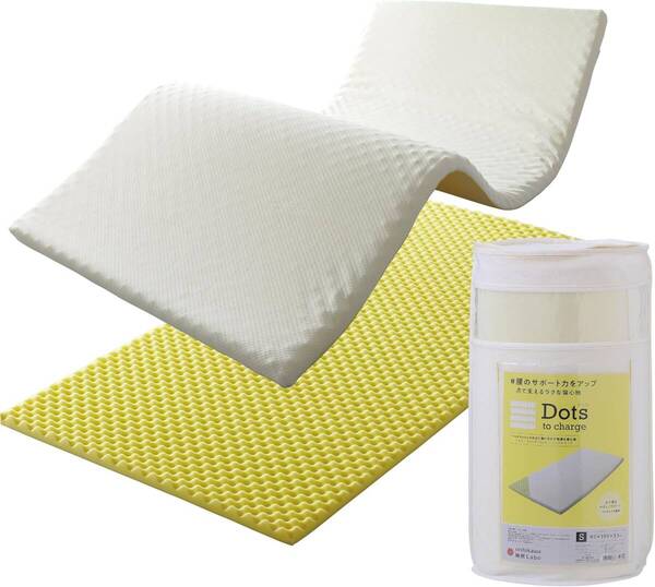未開封品【 西川 】マットレストッパー セミダブル 西川睡眠ラボ ドッツ Dots HD12214402-700