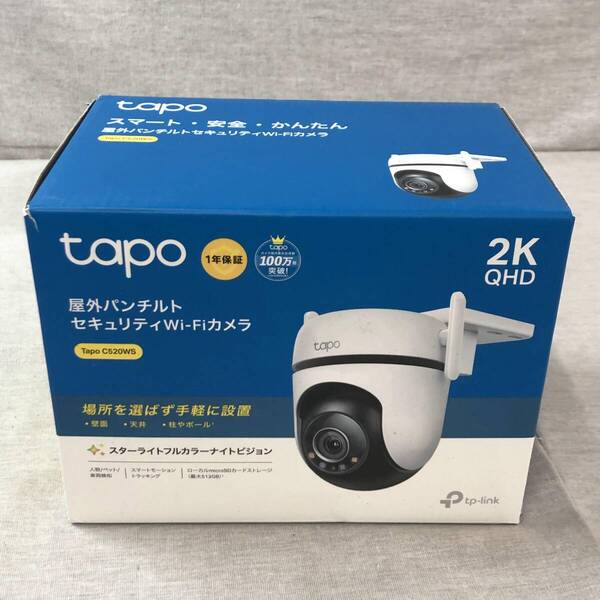 TP-Link tapo 屋外カメラ WiFi ネットワークカメラ 無線/有線接続 みまもりカメラ 防犯カメラ 屋内/屋外 Tapo C520WS/A