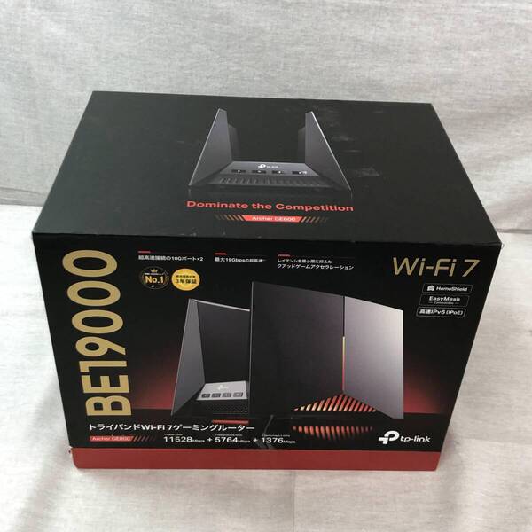 TP-Link ゲーミング WiFi ルーター Wi-Fi7 BE19000 QoS EasyMesh 10Gポート11520Mbps (6GHz)+5760Mbps(5GHz)+1376Mbps(2.4GHz)Archer GE800