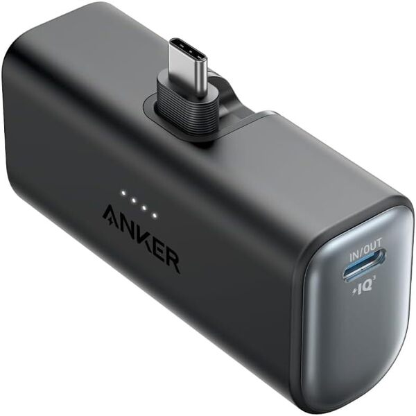 【未開封】Anker Nano Power Bank (22.5W, Built-In USB-C Connector) (モバイルバッテリー 5000mAh 小型コンパクト)PSEマーク付A1653011