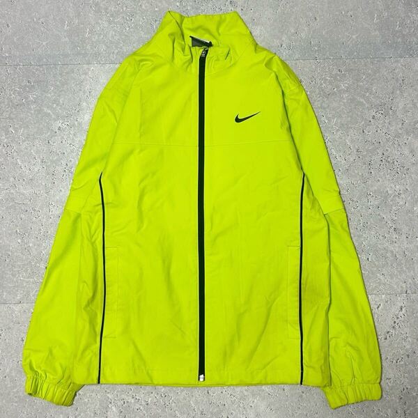 NIKE GOLF ナイキゴルフ ゴルフウェア ウィンドブレーカー ナイロンジャケット ジャージ ブルゾン 蛍光色 ネオンイエロー 7528FH