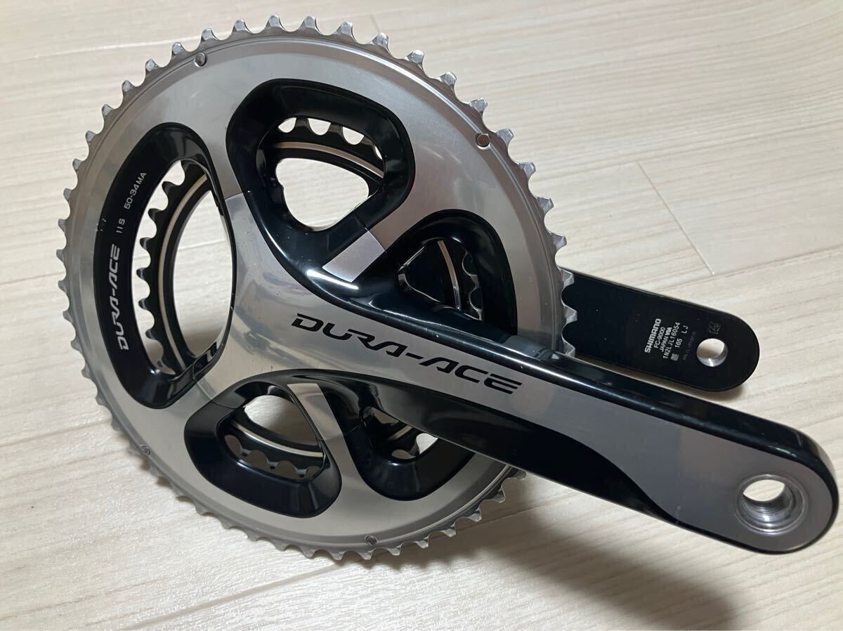 SHIMANO Dura-AceFC-9000 165mm クランクアーム 美品 Yahoo!オークション -「fc-9000 デュラエース クランク165mm