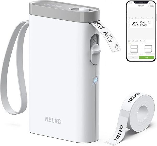 Nelko P21 ラベルライター Bluetooth接続多機能ラベルプリンター
