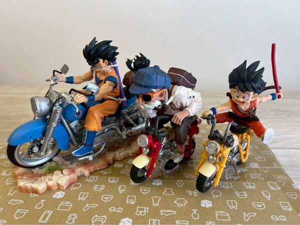 超フォロー割 ドラゴンボール キャラクター勢揃い フィギュア3セット ブルー