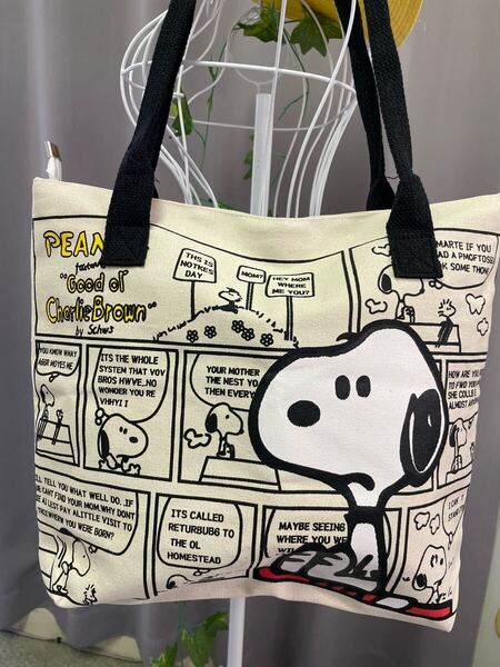 SNOOPY スヌーピー ポータブルショルダーバック トートバッグ