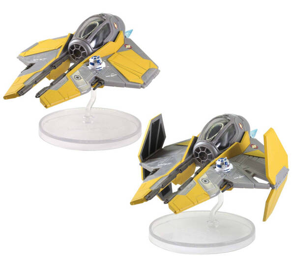 2種セット★ジェダイ・インターセプター(アナキン・スカイウォーカー&R2-D2)&戦闘形態 ホビーガチャ スター・ウォーズ フィギュア ガチャ