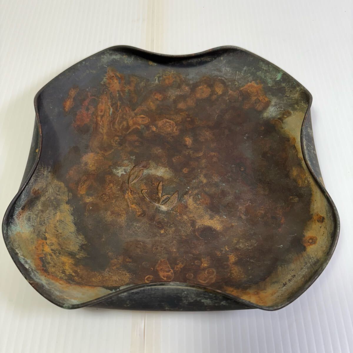 黄銅 菓子器鉢 金属皿 骨董品 時代物 2025年最新】Yahoo!オークション -菓子器(銅製)の中古品・新品
