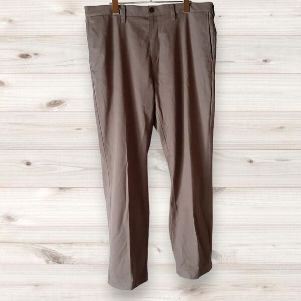 A0910 エディーバウアー Eddie Bauer カジュアル パンツ ズボン (ベージュ 肌色) 無地