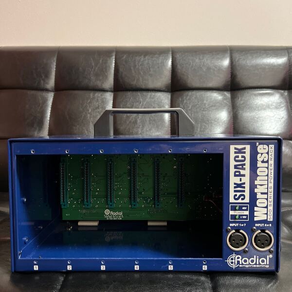 【定価¥123,090!】Radial ENGINEERING Workhorse six pack api 500 シャーシ 検)neve api ssl wesaudio universal audio マイクプリ