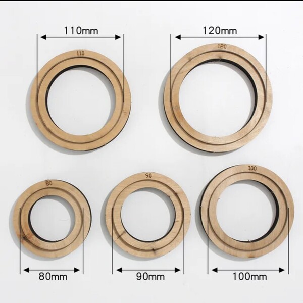 レザークラフト ラウンドカッター 抜き型 丸 80mm