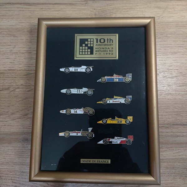 ★ホンダ F1 復帰10周年記念 ピンバッジ 限定品 1992年 フランス製