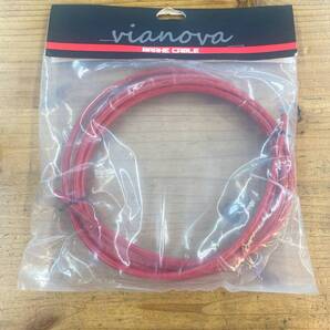 自転車用ブレーキアウターケーブル A型レッド vianova オリジナル φ5mmx3000mm