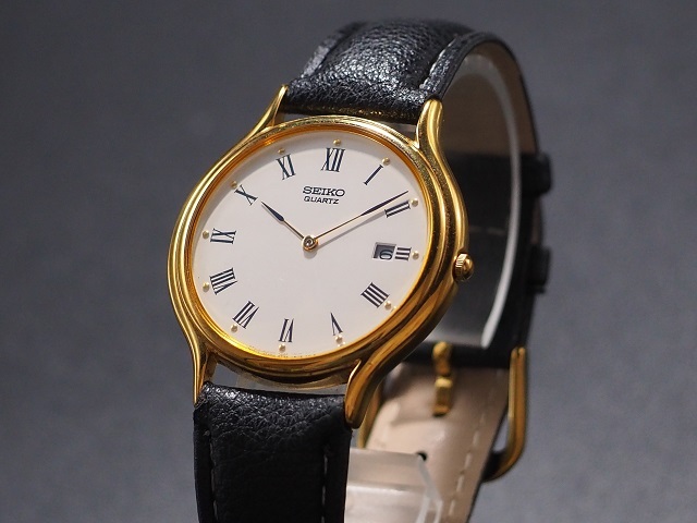 SEIKO 置時計 QL5040/中古品/アンティーク/時計/昭和レトロ