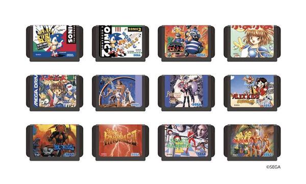 メガドライブ カートリッジ型ピンバッジ 新品 全種類セット ピンズ 匿名配送
