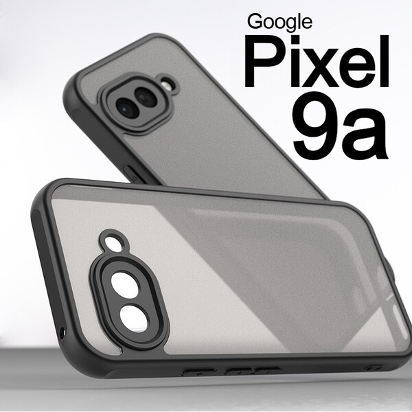 Pixel 9a 半透明 ブラック スマホケース(ゆうパケ)