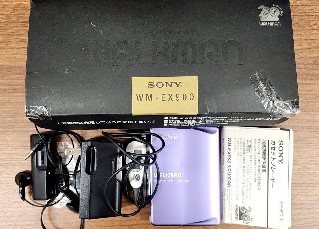 SONY ソニー カセットウォークマン WM-EX900 カセットテープ3本付き SONY ソニー カセットウォークマン WM-EX900 カセットテープ3本