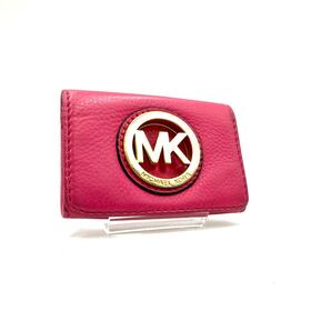 MICHAEL KORS マイケルコース コインケース 小銭入れ ピンク レザー