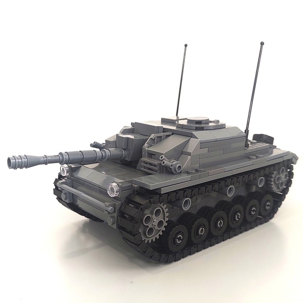 ドイツ軍 三号突撃砲 レゴ互換 ミリタリー 戦車 戦争 戦場 ⅲ号 3号戦車