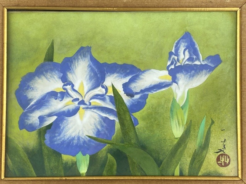 2025年最新】Yahoo!オークション -日本画 菖蒲(美術品)の中古品