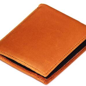 【ブラックフライデータイムセール】【送料込み】【限定】【新品】【税込み】ディアスキン☆鹿革☆牛革☆日本製☆ショートウォレット 茶