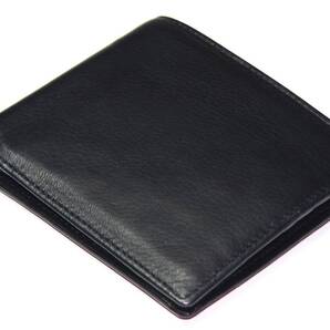 【ブラックフライデータイムセール】【送料込み】【限定】【新品】【税込み】ディアスキン☆鹿革☆牛革☆日本製☆ショートウォレット BK