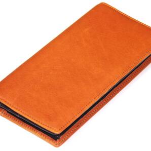 【1点限り赤字大特価】【送料込み】【期間限定】【新品】【税込み】ディアスキン 鹿革 牛革 日本製 総マチ付き ロングウォレット LBR