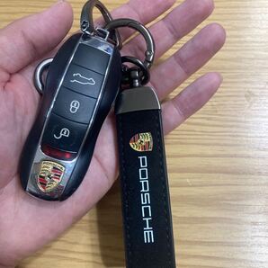 【新品・最安値挑戦】ポルシェ キーホルダー キーケース キーカバー 黒