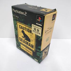 2480【PS2ソフト】シーマン 禁断のペット ガゼー博士の実験島 シーマイクコントローラオリジナル同梱版