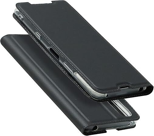 For Sony Xperia 10 III ケース 手帳型 SOG04 SO-52B ソニーエクスペリア 10 III 携帯カバー スマホケース 耐衝撃 ブラック