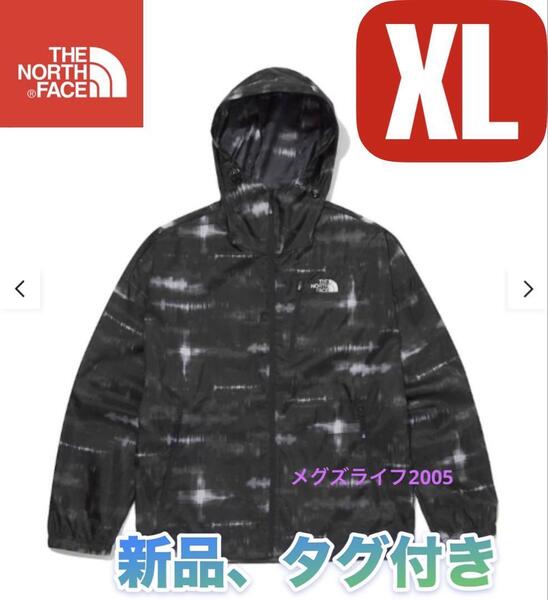新品 韓国ノースフェイス M`S フラッシュ ジャケット ナイロン XL ウインドブレーカー NJ3BM25B