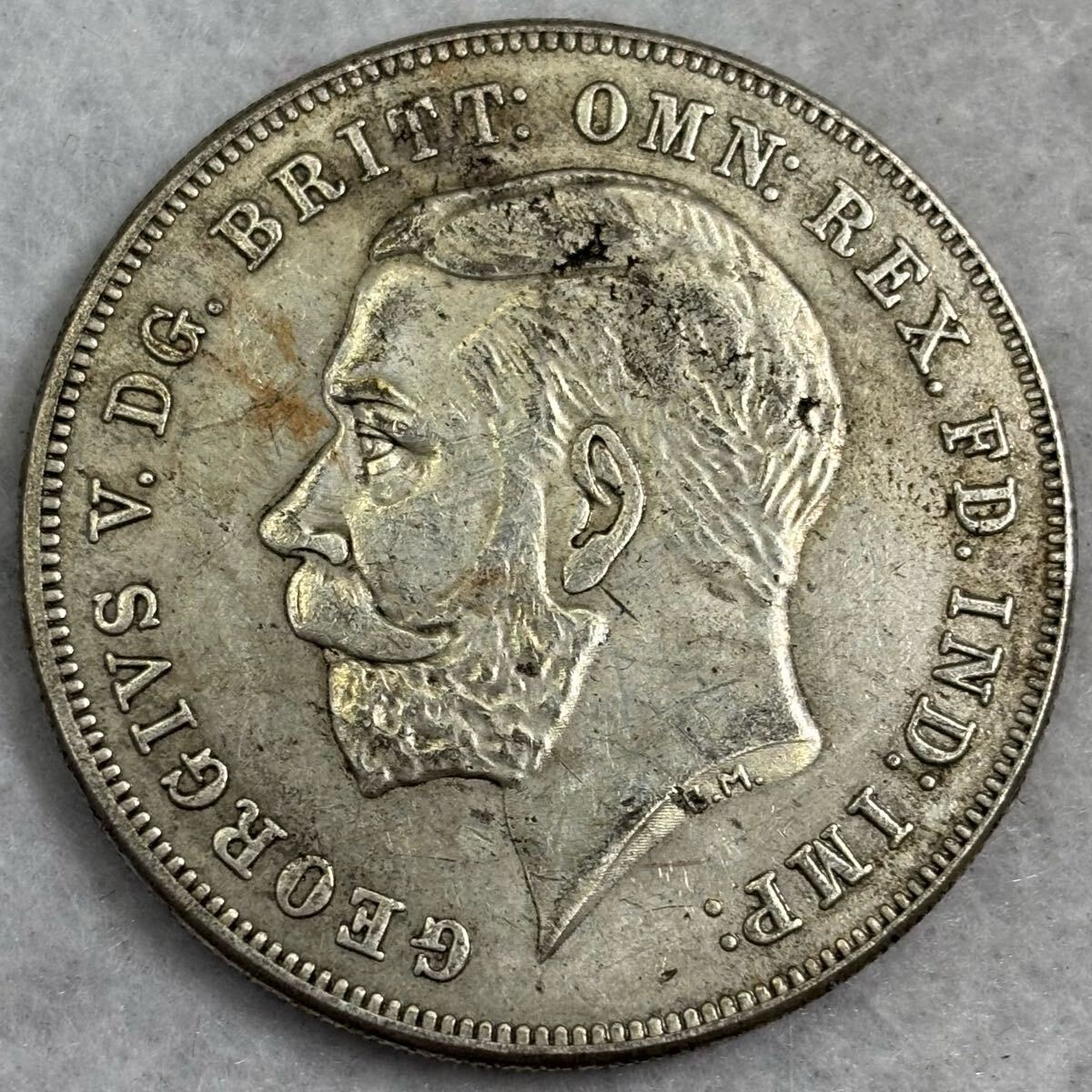 香港 5セント ジョージ5世 銀貨 硬貨 レア 1932年 極美品 未使用