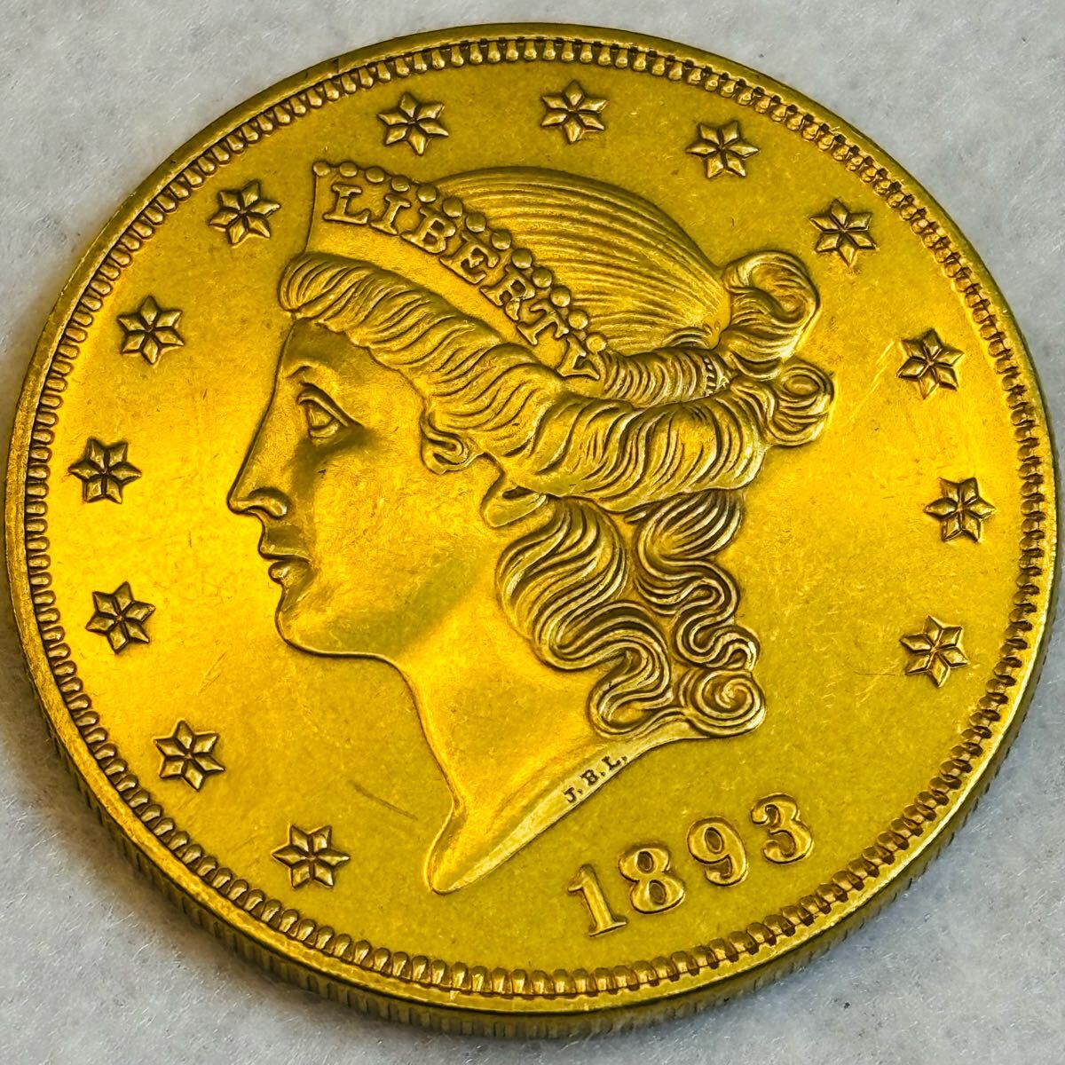 アメリカ ウォーキングリバティ貿易金貨古美術旧貨幣記念章