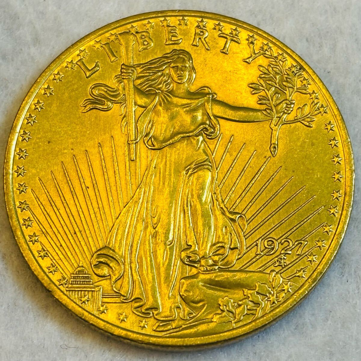 外国古銭 アメリカ 1927年 自由の女神 イーグル 太陽 硬貨 古銭