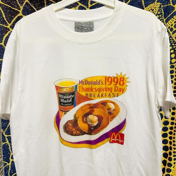 Macdonald 半袖 Tシャツ 夏 新品 お洒落 セット 歓迎 XL 2XL マクドナルド レトロ リプリント Tシャツ 半袖 メンズ 新品 個性的