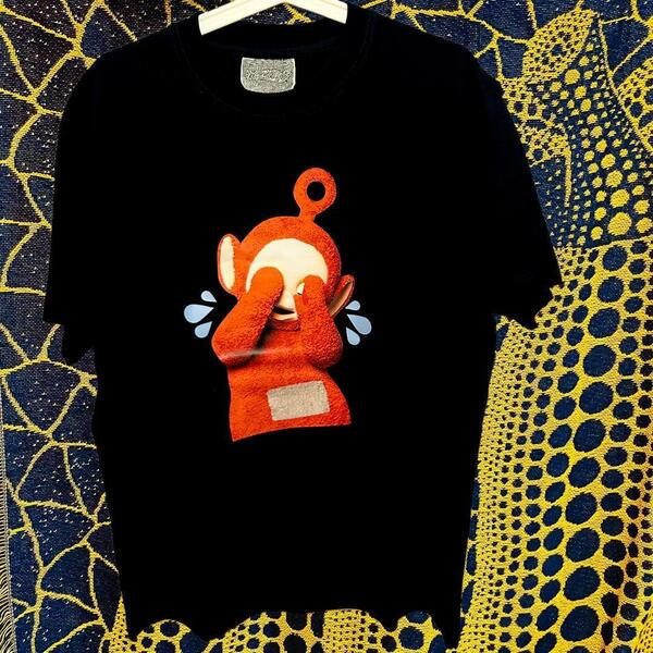 Teletubbies 半袖 Tシャツ 夏 新品 お洒落 XL 2XL 黒 Po ポー テレタビーズ Tシャツ 半袖 メンズ 新品 個性的 黒