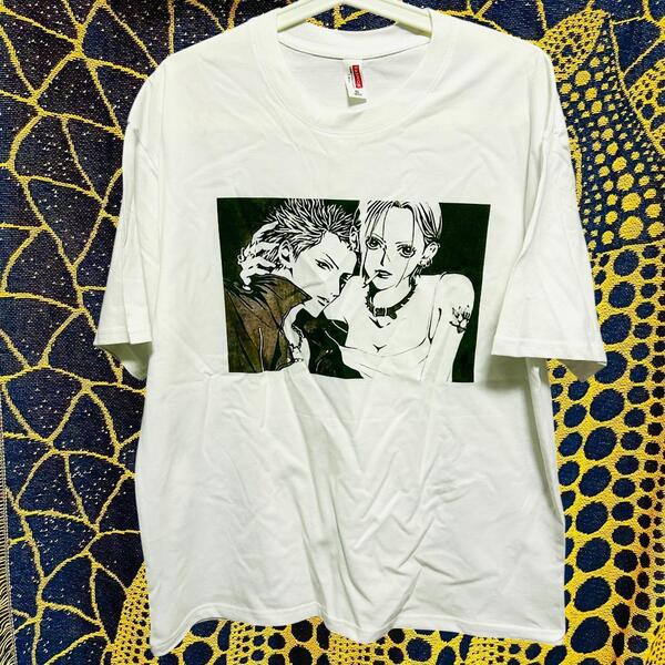 NANA 漫画 半袖 Tシャツ 夏 新品 お洒落 セット 歓迎 XL 2XL NANA レトロ リプリント Tシャツ 半袖 メンズ 新品 個性的