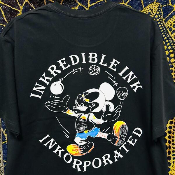 CRAZY DOPE MOUSE 半袖 Tシャツ 夏 新品 お洒落 XL 2XL FIRE 闇ミッキー リプリント Tシャツ 半袖 メンズ 新品 個性的