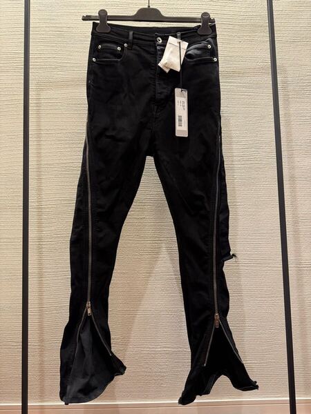 RICK OWENS DRKSHDW Bolan banana デニム 29 denim wax ダークシャドウ リックオウエンス フレア パンツ